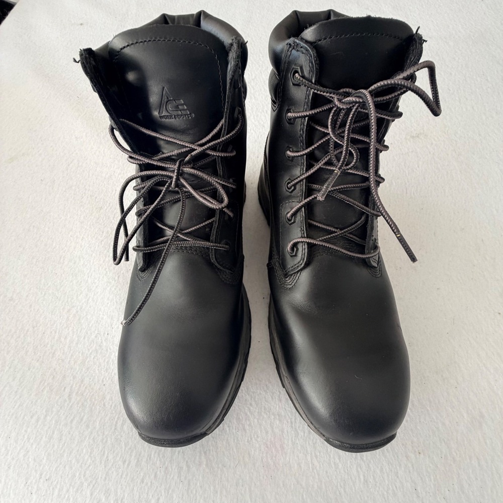 ACE Work Boots Shoes Safety Men's 11 EH Slip Resistant Black Work Boots